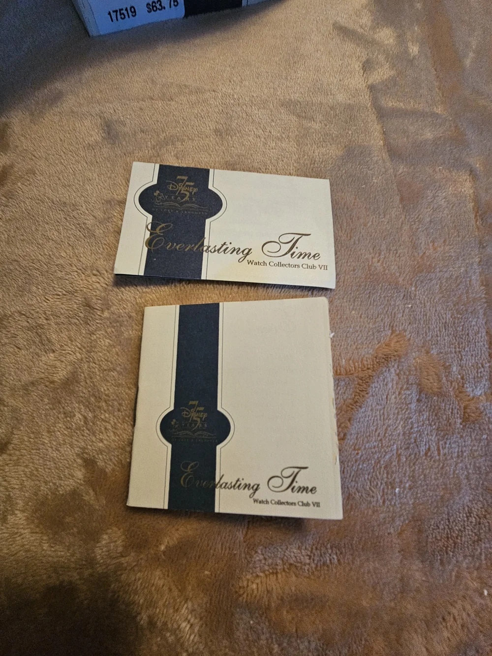 Vintage Disney 75 Years Of Love And Laughter Everlasting Time Watch